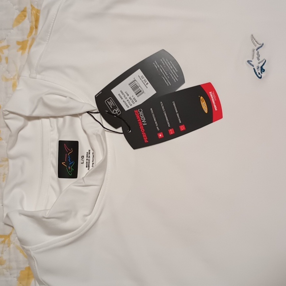 Greg Norman White Mens Turleneck